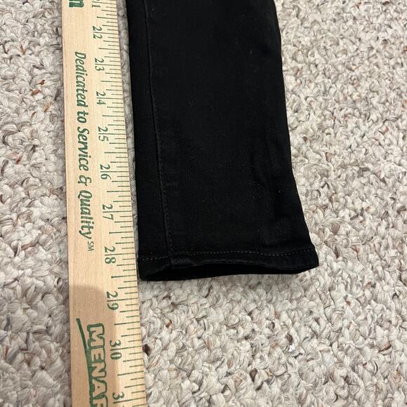 American Eagle The Dream Jean High Rise Jegging Sz 4 Black Stretch Casual - Picture 8 of 8